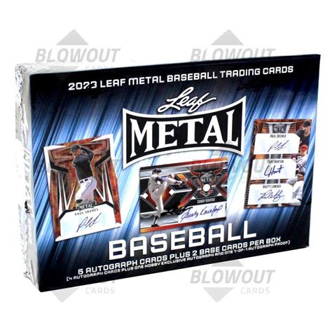 2023 leaf metal baseball hobby box|2023 leaf metal box release date.